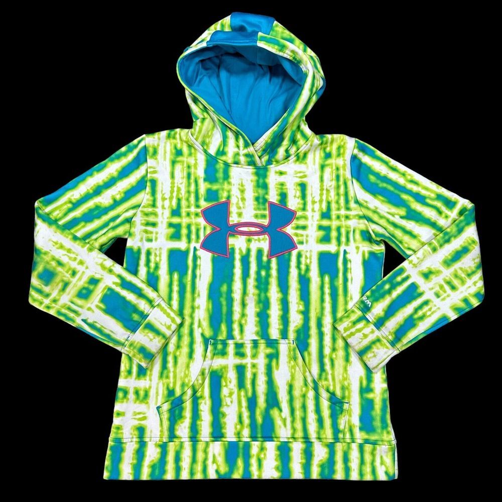 Under Armour Youth Girls Large Hoodie‎ Tie Dye Hoodie Sweatshirt